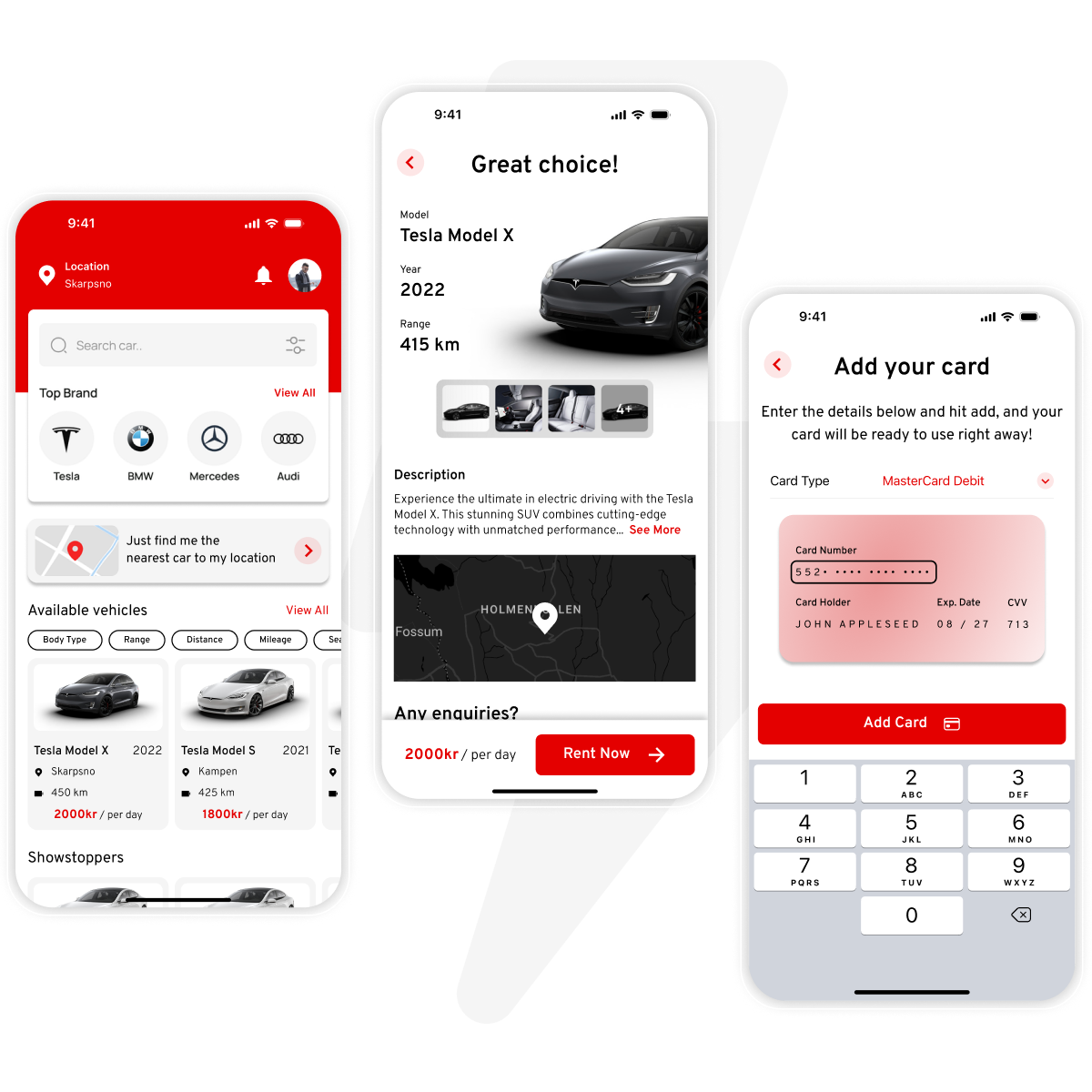 EV Rental Start-Up App